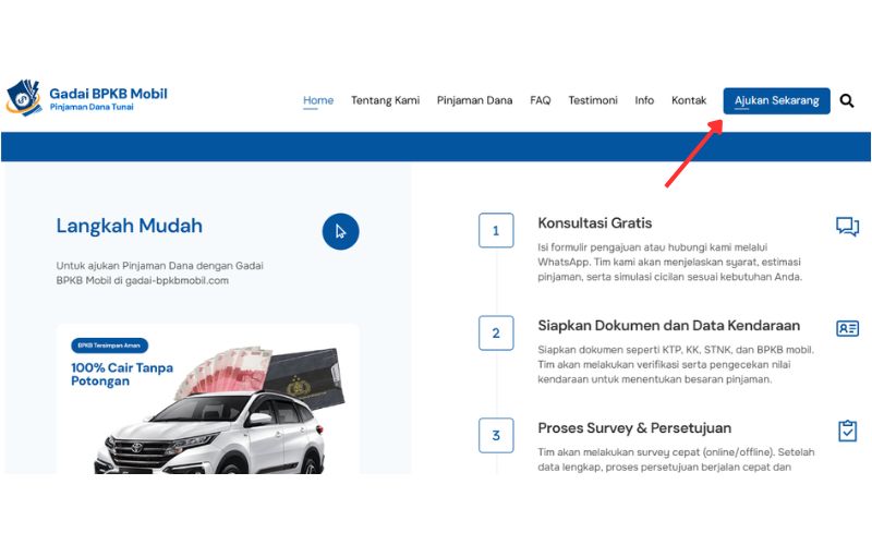 Gadai BPKB Mobil 1 Jam Surabaya