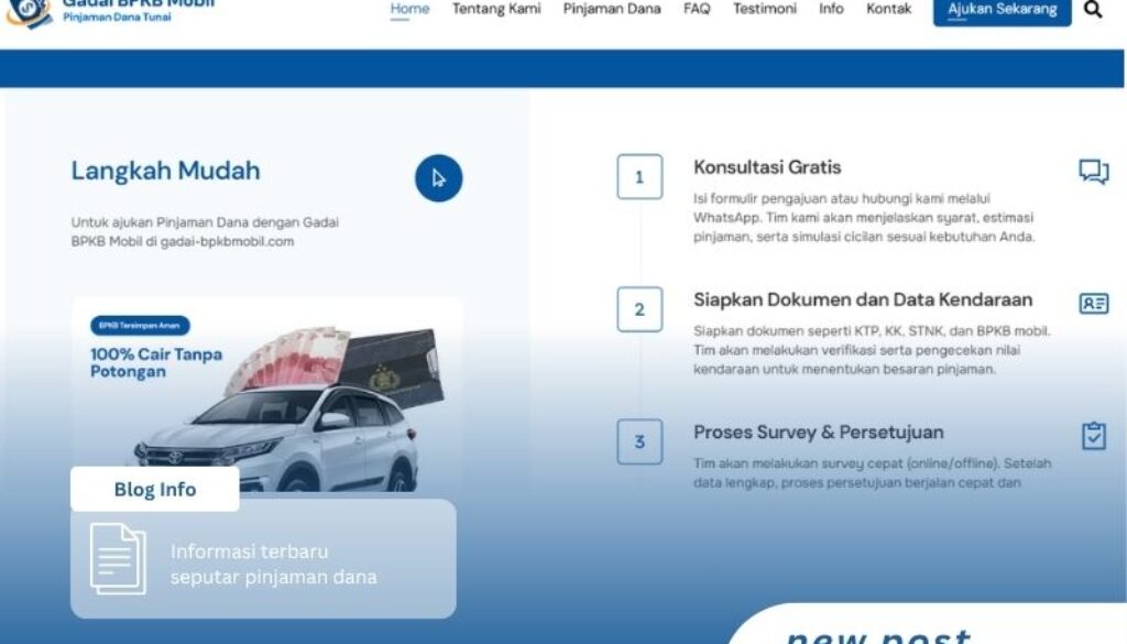 Gadai BPKB Mobil 1 Jam Surabaya