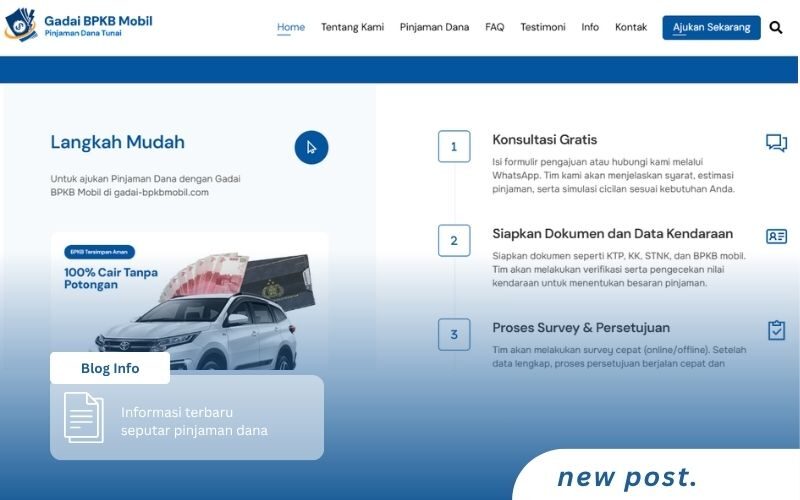 Gadai BPKB Mobil 1 Jam Surabaya